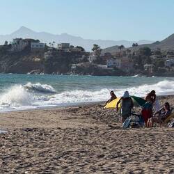 Unser Strand direkt am Campingplatz