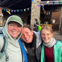 Lovely to run in to Noeme from Germany and Ingunn from Norway today.