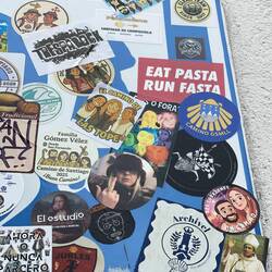 Another Eat Pasta Run Fasta sticker. Hadn't seen one for a while.
