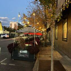 Little pubs, coffee shops and diners line the streets here