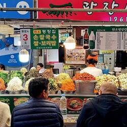 Next stop: Gwangjang Market.