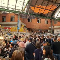 It's a very busy place, especially around lunch.