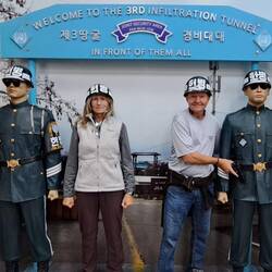 The only way you can be silly around the North Koreans.