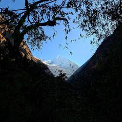 Ein letzter Blick zum Gauri Sankar