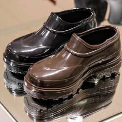 Example of a "luxury product": rubber shoes, 160 euros. For sale at De Bijenkorf. :)