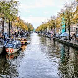 Canals of Amsterdam.