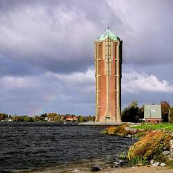 The water tower in Aalsmeer (finished 1928, 50 m high).