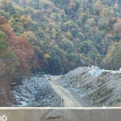 Rebuilding I-40 due to Hurricane Helene last year. This is a massive undertaking