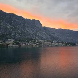 Sunrise Sail In to Kotor