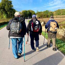 Fun to see pilgrims of all ages on the trail!