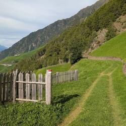 Gemütliche Wegführung.