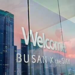 The elevator is all screen -' the 'down' video was really fun to watch!