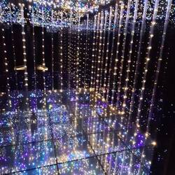 This was a neat little room with tons of sparkly lights.