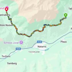 14,5 km, 700 Hm Aufstieg, reine Gehzeit ca. 4,5 Std.