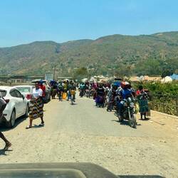 Einiges los an der Grenze nach Malawi