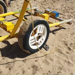 Sportfelgen am Bootstrailer