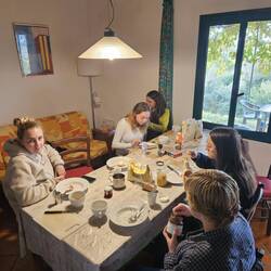 Frühstück in unserer Gemeinschaftsküche