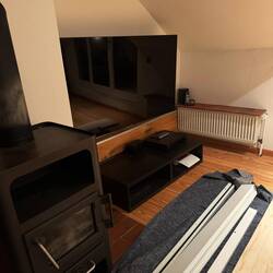 Nur noch der Fernseher steht 👍