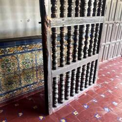 Venetian tiles in a colonial plaza house
