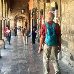 Arcades around the plaza de Armas