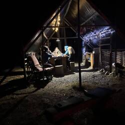 Gemeinsames Abendessen.