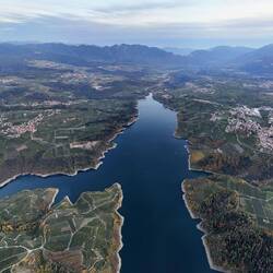 Stausee Lago di Santa Giustina