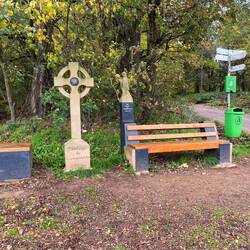Santiago cross just past Schweich