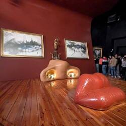 Arrangements von der Seite..