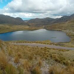 We set our tent near the highest lake