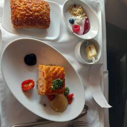 Lachs zum Abendessen.