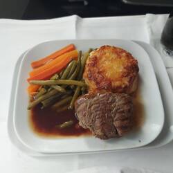 Rinderfilet, Kartoffelgratin.