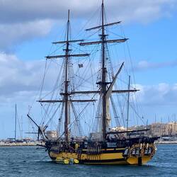 Das historische Schulschiff La Grace hatte in der Nacht auch Probleme ⚓️