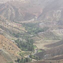 A sand storm took our view for three days