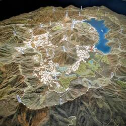 Modell der Region um den Ashisee