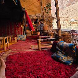 Chilled barbary tent, marrocxan tea chilled music and grass smell