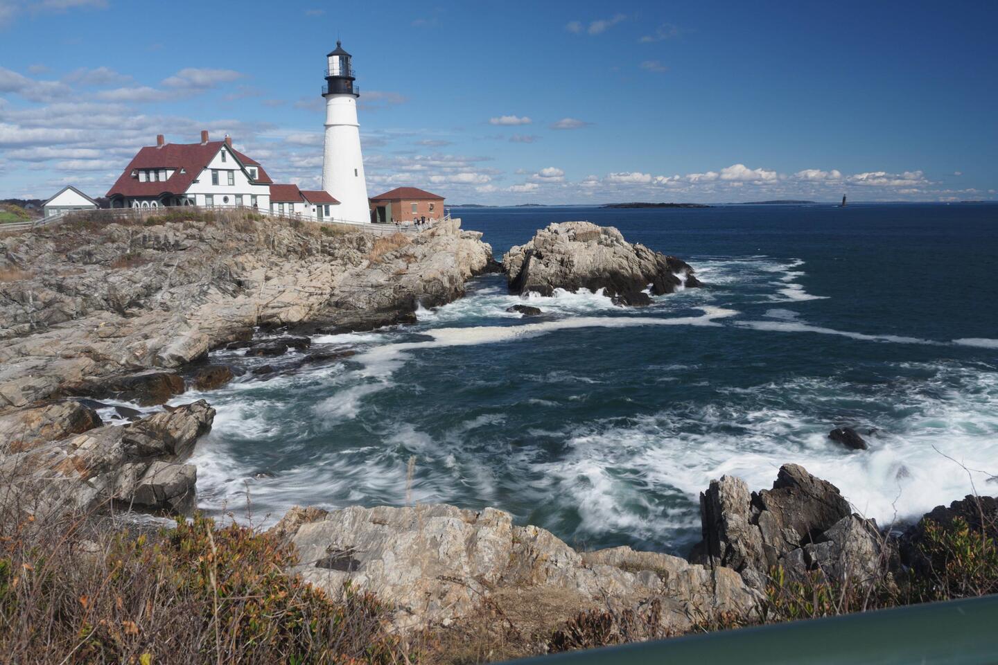 The classic view of Portland Head Lighthouse