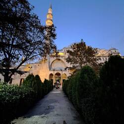 Unser Ausblick zum Abendessen im Bohnen Restaurant
