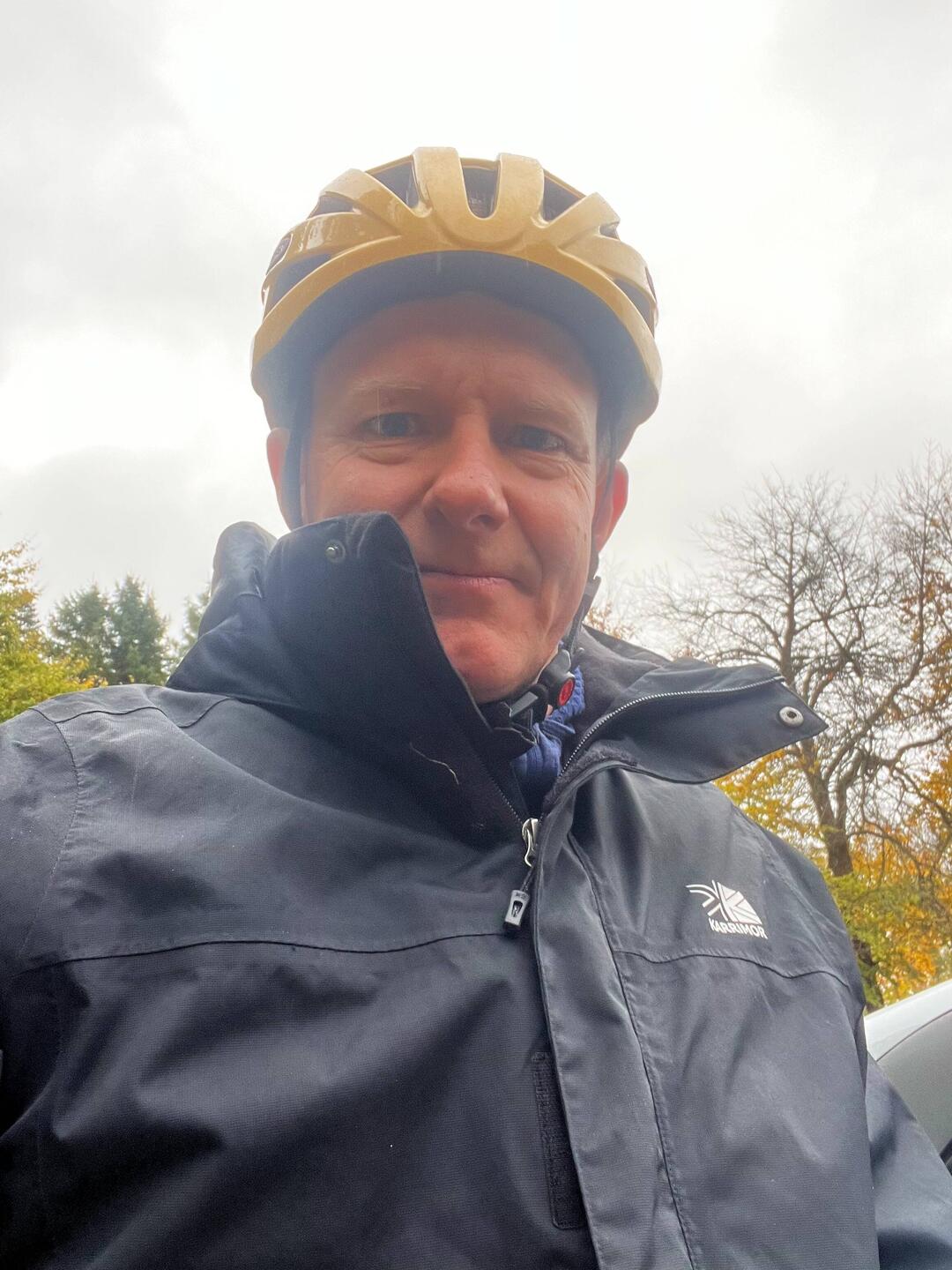 Lidt spændt debuterende cykelrytter :)