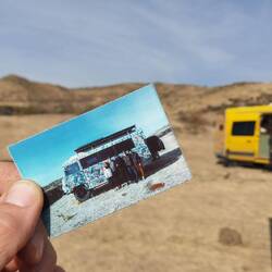 Nach Handabdrücken bekomme ich dieses Bild. Das hat mich sehr gefreut.