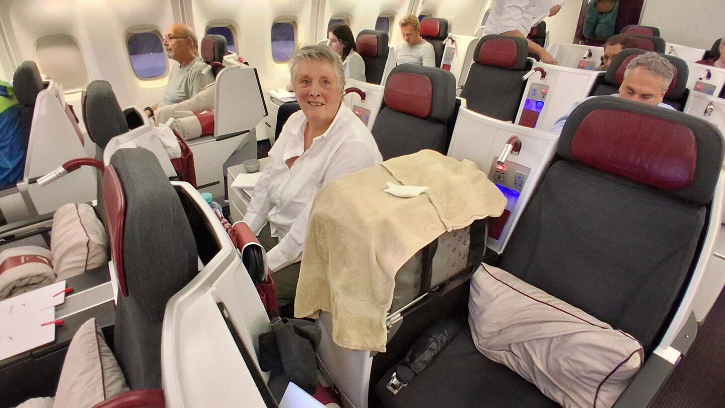 Business Class, man gönnt such ja sonst nix 😁