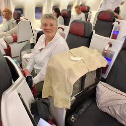 Business Class, man gönnt such ja sonst nix 😁