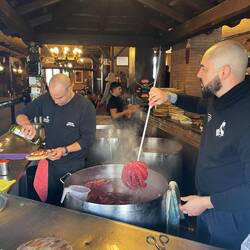 Melide is a town famous for its octopus. It was a hard pass for me!