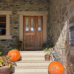 Fall decorations in Galicia.