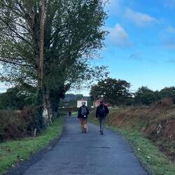 We passed Richard (who is blind) and Tom again today. Such inspiring pilgrims!