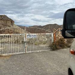 Wo suchten vergeblich Lost Places - verriegelt und Offroadstrecken waren gesperrt ...