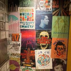 Bathroom walls ... an ode to Detroit music