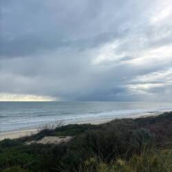 A small break in showers