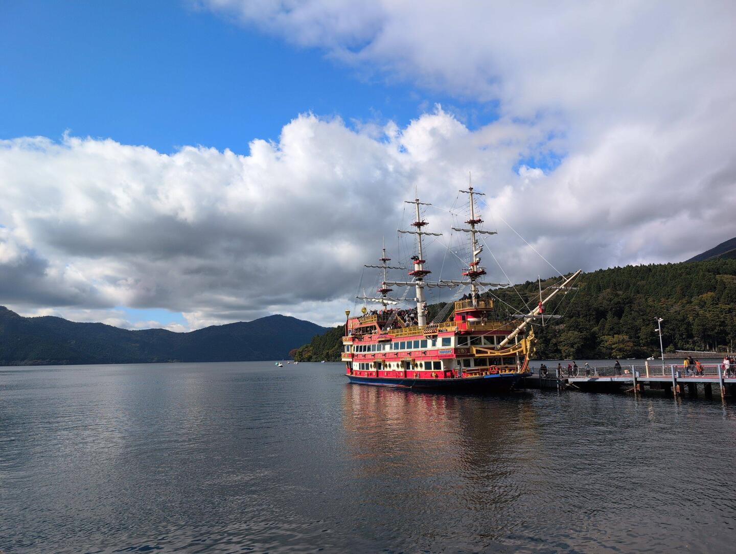 Eins der Piratenschiffe