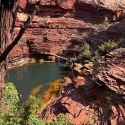 und tatsächlich Wasser vorhanden