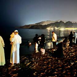 Len, me, and 1000 disapointed Omanis